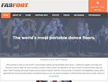 Tablet Screenshot of fasfoot.com